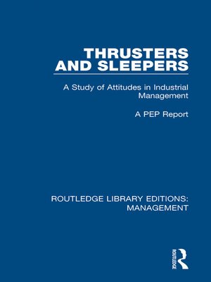 cover image of Thrusters and Sleepers